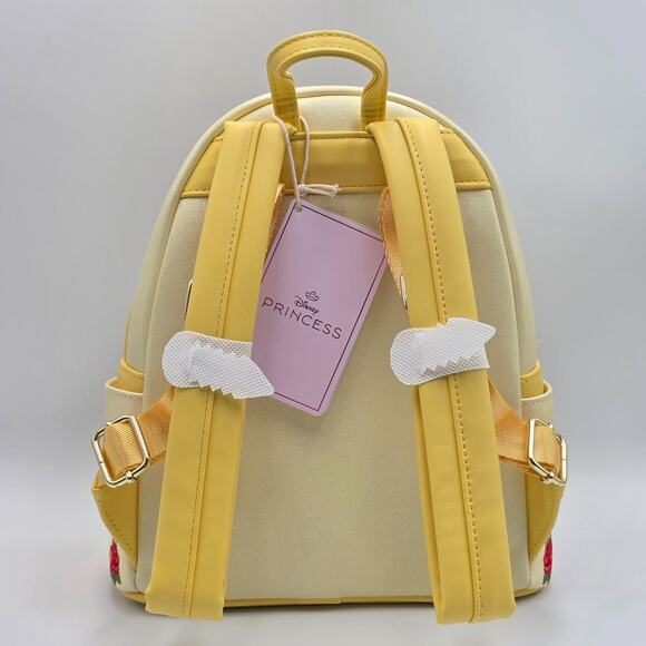 Loungefly Disney Beauty and The Beast Enchanted Rose Shimmer Mini Backpack New main image 5